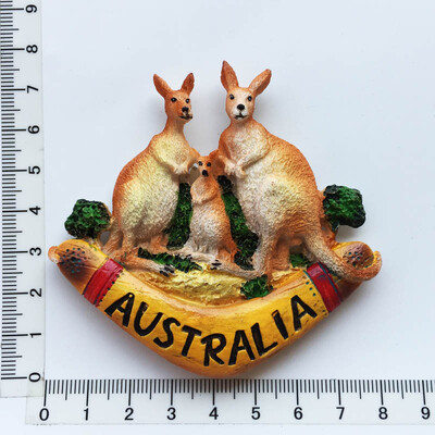 Magneți magnetici pentru frigider Australia Koala Cangur Reper Magnet pentru frigider Model autocolant Rășină Suvenir de călătorie în lume