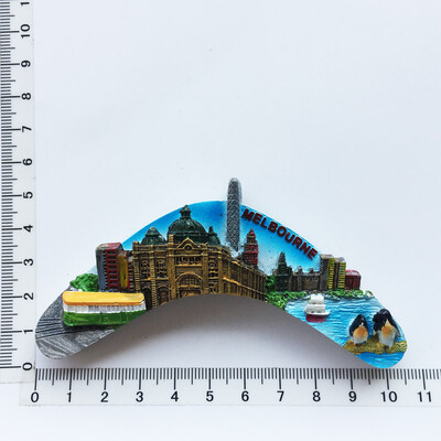 Magneți magnetici pentru frigider Australia Koala Cangur Reper Magnet pentru frigider Model autocolant Rășină Suvenir de călătorie în lume