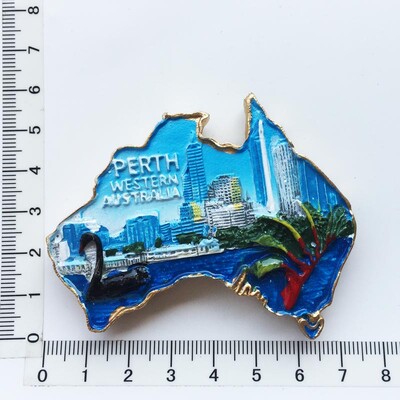 Magneți magnetici pentru frigider Australia Koala Cangur Reper Magnet pentru frigider Model autocolant Rășină Suvenir de călătorie în lume