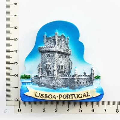 Magneți pentru frigider Portugalia Suvenir Lisabona Tramway Madeira Rășină Autocolante magnetice pentru frigider Suveniruri turistice Decorații pentru casă