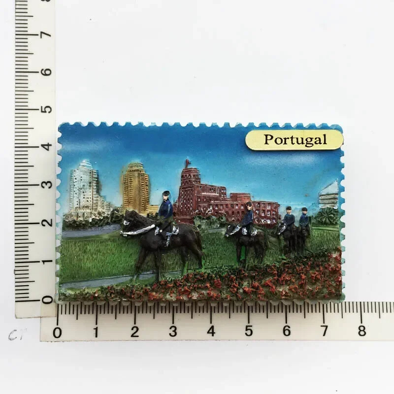 Magneți pentru frigider Portugalia Suvenir Lisabona Tramway Madeira Rășină Autocolante magnetice pentru frigider Suveniruri turistice Decorații pentru casă