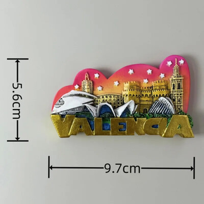 Suveniruri Spania Mallorca Valencia Magneti Frigider Decor Home Gran Canaria Huerta de Murcia Autocolante Frigider Cadouri de nunta