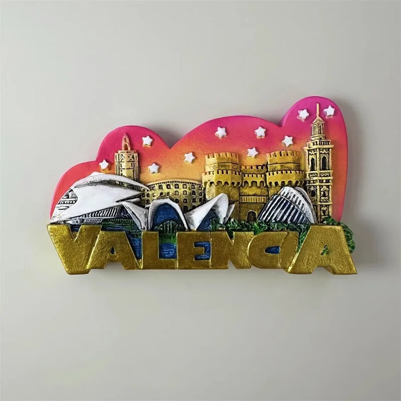 Suveniruri Spania Mallorca Valencia Magneti Frigider Decor Home Gran Canaria Huerta de Murcia Autocolante Frigider Cadouri de nunta