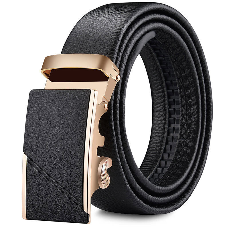 2024 pentru bărbați cu cataramă automată cu tiv, curea ocazională de afaceri pentru bărbați, curea pentru bărbați [HHGZ], curea de modă pentru bărbați de vârstă mijlocie