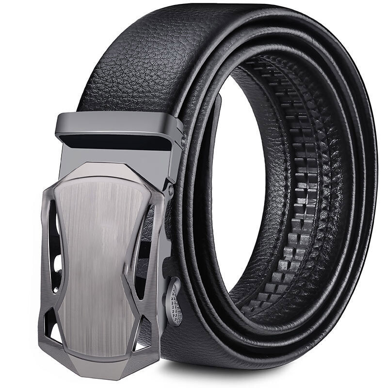 2024 pentru bărbați cu cataramă automată cu tiv, curea ocazională de afaceri pentru bărbați, curea pentru bărbați [HHGZ], curea de modă pentru bărbați de vârstă mijlocie