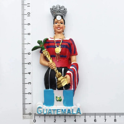 Guatemala Belize Honduras Magnet de frigider Suveniruri turistice 3d Concurs de frumusețe Queen Autocolante magnetice pentru frigider