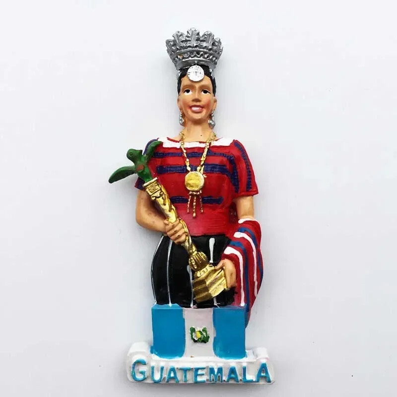 Guatemala Belize Honduras Magnet de frigider Suveniruri turistice 3d Concurs de frumusețe Queen Autocolante magnetice pentru frigider