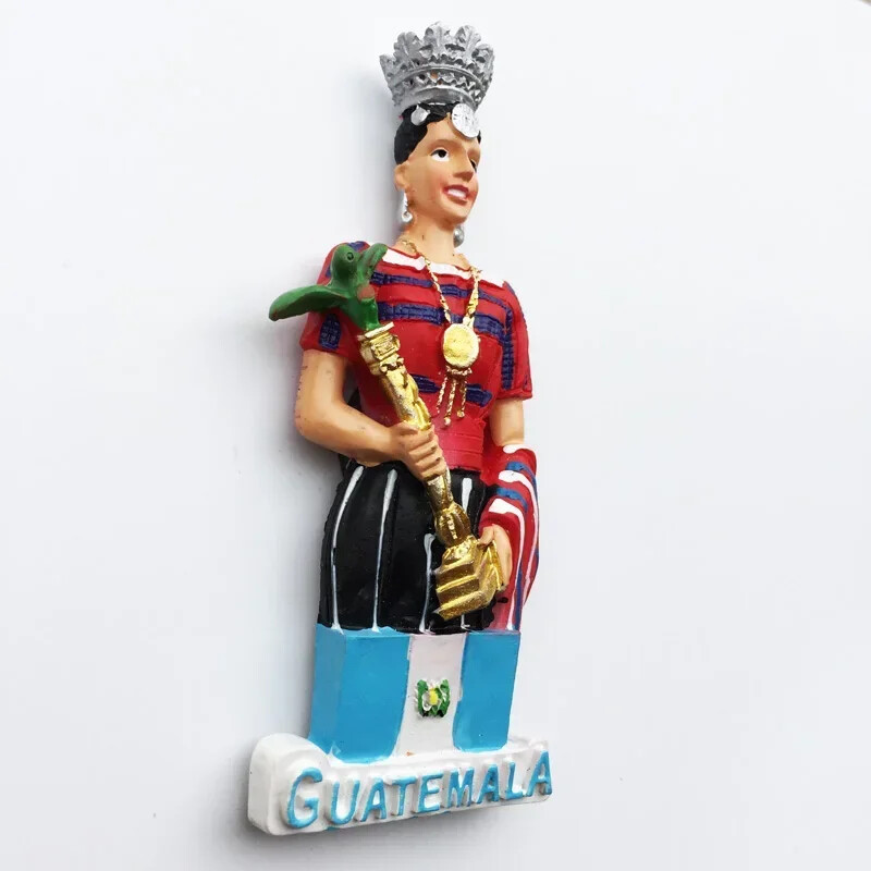 Guatemala Belize Honduras Magnet de frigider Suveniruri turistice 3d Concurs de frumusețe Queen Autocolante magnetice pentru frigider