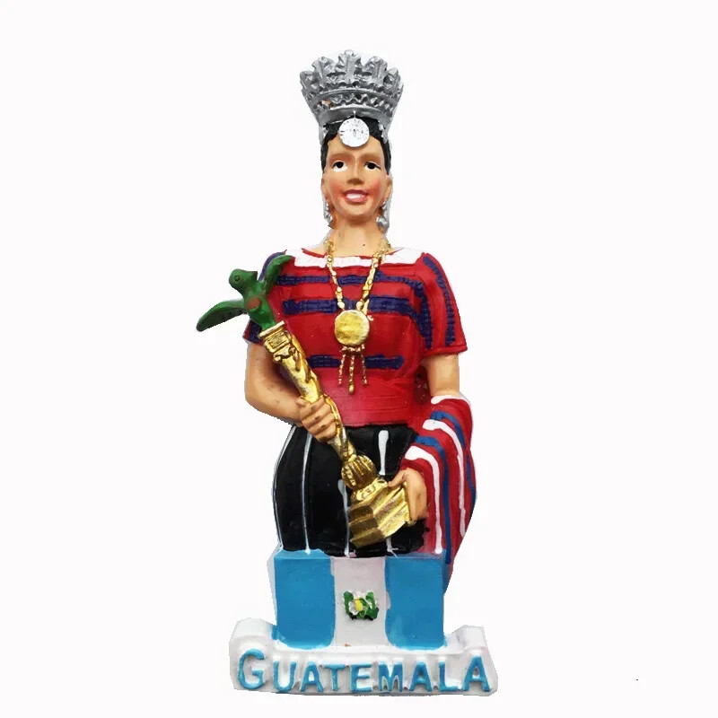Guatemala Belize Honduras Magnet de frigider Suveniruri turistice 3d Concurs de frumusețe Queen Autocolante magnetice pentru frigider