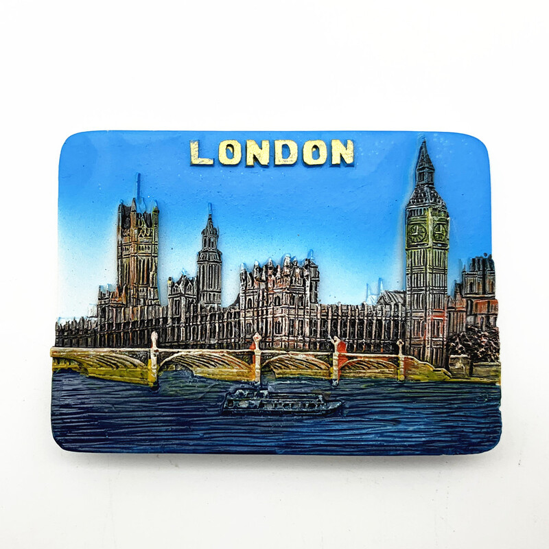 Londra Japonia Germania Kuweit Magnet Suveniruri turistice Frigider Autocolante magnetice Articole de decorare Cadouri de călătorie