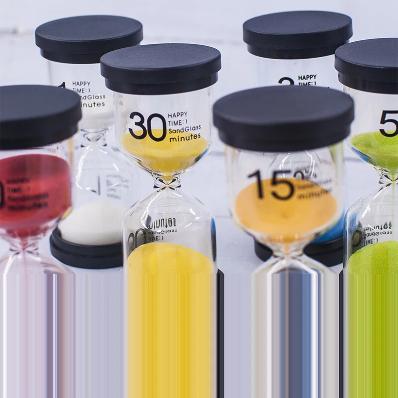 1/3/5/10/15/20 Minute de clepsidra Ceas de nisip Cronometru de clepsidra Ceas de ceas Cadou pentru copii Cadou pentru copii Cronometru de nisip Oră de decorare a casei