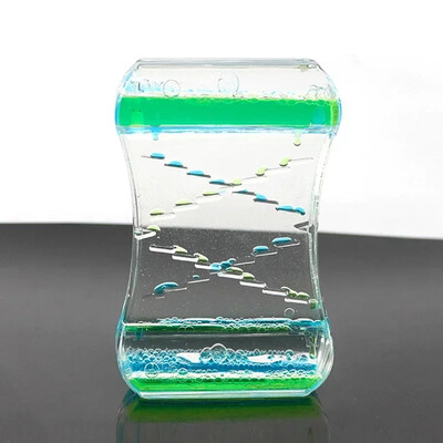 Cronometru clepsidră Culori mixte Picătură de ulei în două culori Scară Picătură de ulei de apă lichidă Decorare creativă Cadou de zi de naștere Cronometru Decor acasă