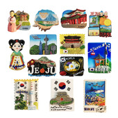 Asia Coreea Magneți Frigider 3D Suveniruri Turistice Autocolant Frigider Colecție Cadou de artizanat