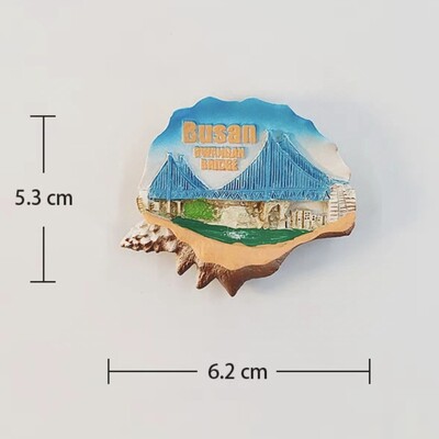 Asia Coreea Magneți Frigider 3D Suveniruri Turistice Autocolant Frigider Colecție Cadou de artizanat