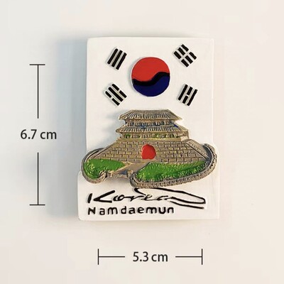 Asia Coreea Magneți Frigider 3D Suveniruri Turistice Autocolant Frigider Colecție Cadou de artizanat
