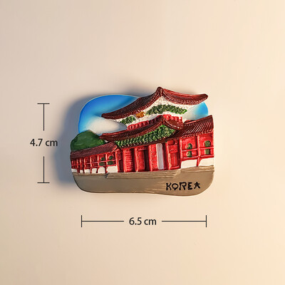 Asia Coreea Magneți Frigider 3D Suveniruri Turistice Autocolant Frigider Colecție Cadou de artizanat