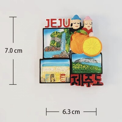 Asia Coreea Magneți Frigider 3D Suveniruri Turistice Autocolant Frigider Colecție Cadou de artizanat