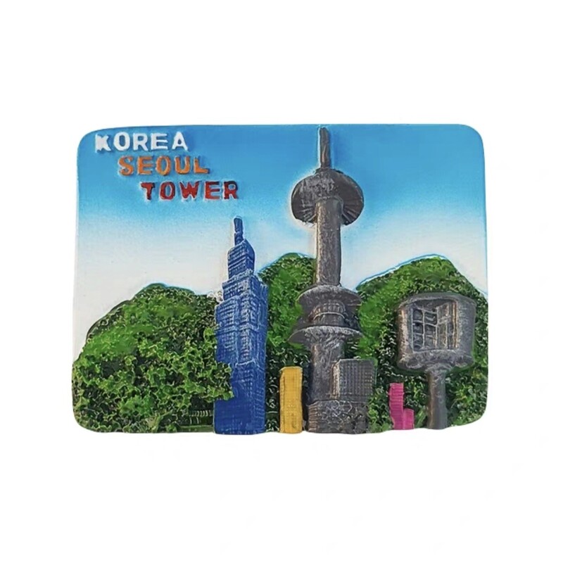 Asia Coreea Magneți Frigider 3D Suveniruri Turistice Autocolant Frigider Colecție Cadou de artizanat