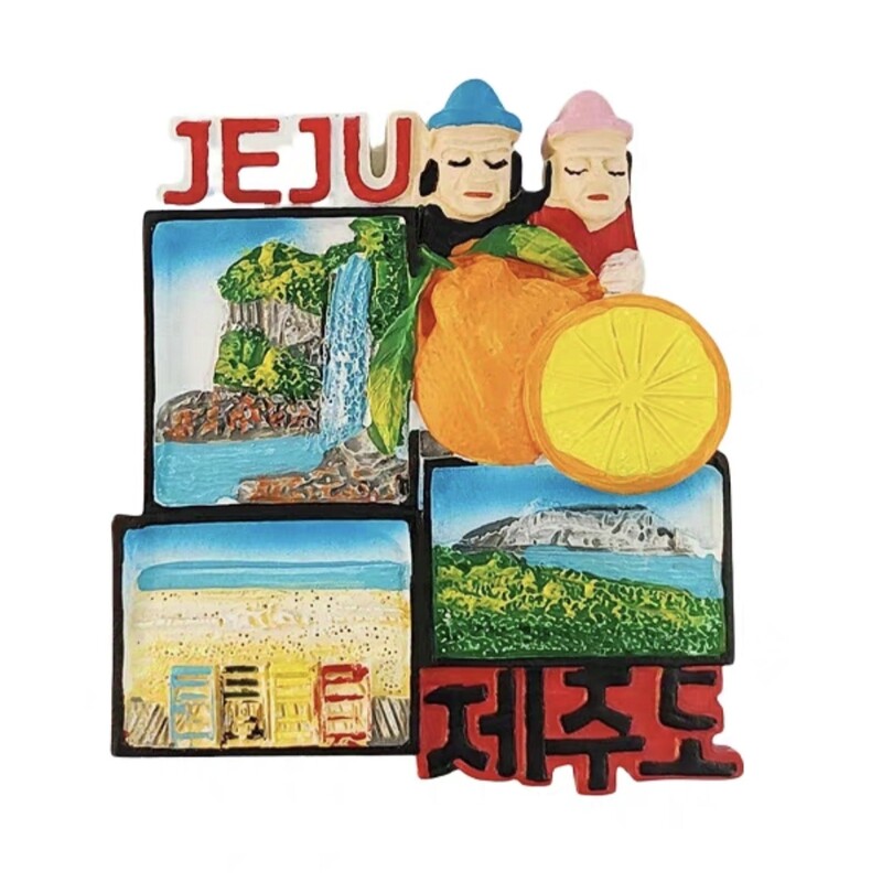 Asia Coreea Magneți Frigider 3D Suveniruri Turistice Autocolant Frigider Colecție Cadou de artizanat