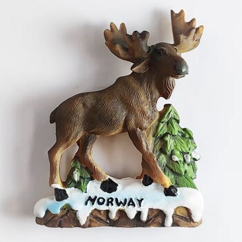 Europe Norway 3D Fridge Magnets Souvenir Refrigerator Magnets Συλλογή αυτοκόλλητων Άρθρα διακόσμησης χειροτεχνίας