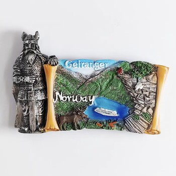 Europe Norway 3D Fridge Magnets Souvenir Refrigerator Magnets Συλλογή αυτοκόλλητων Άρθρα διακόσμησης χειροτεχνίας