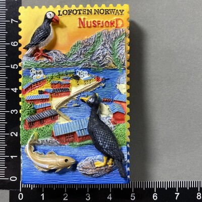 Europa Norvegia Magneți pentru frigider 3D Suveniruri turistice Magneți pentru frigider Colecție de autocolante Articole de decorare artizanală