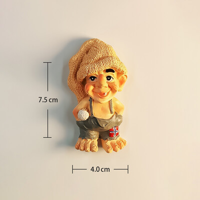 Europa Norvegia Magneți pentru frigider 3D Suveniruri turistice Magneți pentru frigider Colecție de autocolante Articole de decorare artizanală