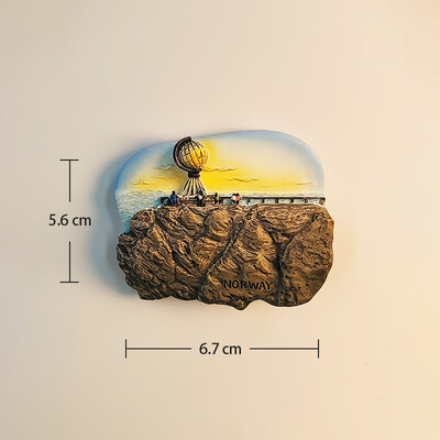 Europa Norvegia Magneți pentru frigider 3D Suveniruri turistice Magneți pentru frigider Colecție de autocolante Articole de decorare artizanală