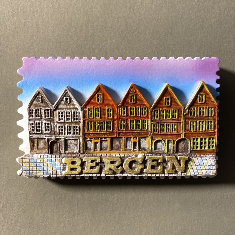 Europa Norvegia Magneți pentru frigider 3D Suveniruri turistice Magneți pentru frigider Colecție de autocolante Articole de decorare artizanală