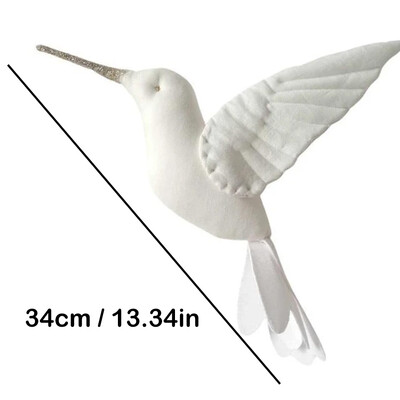 Drăguț agățat pe perete colibri păpușă umplută de pluș, țesătură, acasă, dormitor, pepinieră, agățat, păpușă confortabilă