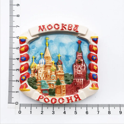 Magneți pentru frigider pentru călătorii în Rusia Suveniruri turistice de la Moscova Autocolante pentru frigider Decor pentru acasă Cadouri de nuntă Autocolante magnetice Jucării pentru copii