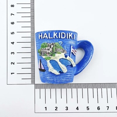 Grecia Chalkidiki Autocolante pentru frigider Hios Paralia Khalkidhiki Tinos Suveniruri Insula Mykonos Plaja Kleftiko Skopelos Magneti pentru frigider