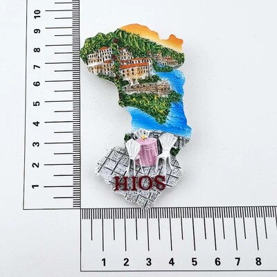 Grecia Chalkidiki Autocolante pentru frigider Hios Paralia Khalkidhiki Tinos Suveniruri Insula Mykonos Plaja Kleftiko Skopelos Magneti pentru frigider