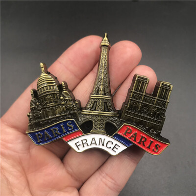 Magnet pentru frigider pentru Europa, Franța, Turnul Eiffel, autocolant pentru frigider, suveniruri de călătorie, decor personalizat, magnetic pentru frigider, lucrat manual