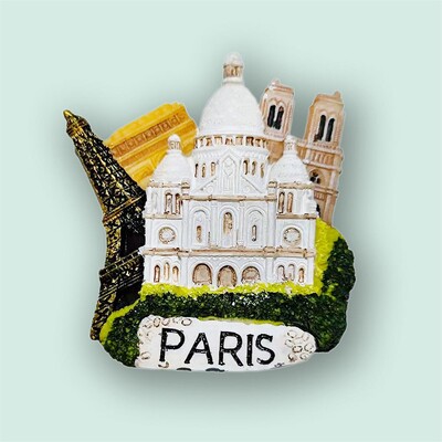 Magnet pentru frigider pentru Europa, Franța, Turnul Eiffel, autocolant pentru frigider, suveniruri de călătorie, decor personalizat, magnetic pentru frigider, lucrat manual