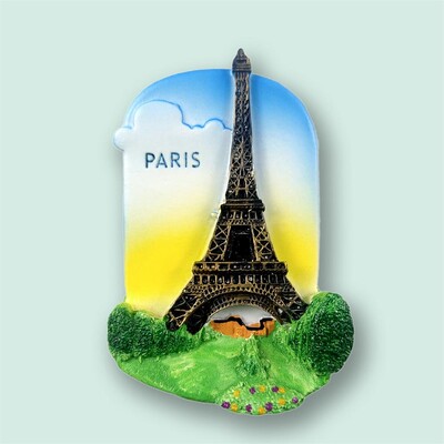 Magnet pentru frigider pentru Europa, Franța, Turnul Eiffel, autocolant pentru frigider, suveniruri de călătorie, decor personalizat, magnetic pentru frigider, lucrat manual