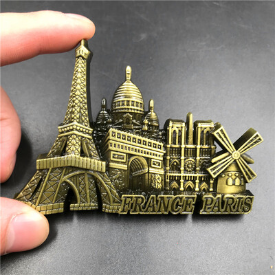 Magnet pentru frigider pentru Europa, Franța, Turnul Eiffel, autocolant pentru frigider, suveniruri de călătorie, decor personalizat, magnetic pentru frigider, lucrat manual