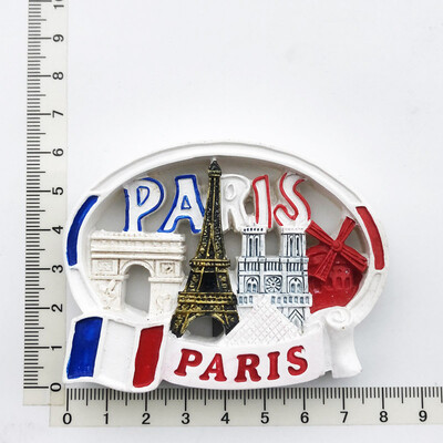 Magnet pentru frigider pentru Europa, Franța, Turnul Eiffel, autocolant pentru frigider, suveniruri de călătorie, decor personalizat, magnetic pentru frigider, lucrat manual