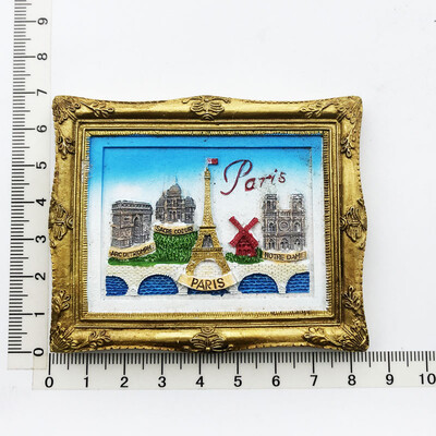 Magnet pentru frigider pentru Europa, Franța, Turnul Eiffel, autocolant pentru frigider, suveniruri de călătorie, decor personalizat, magnetic pentru frigider, lucrat manual