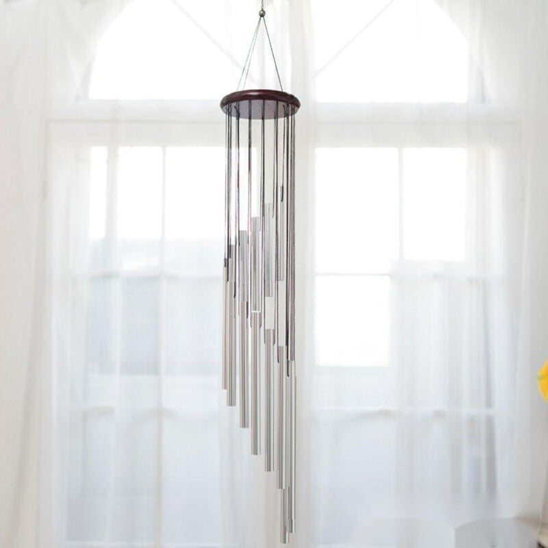 12 tuburi Clasic, pas cu pas, rotativ cu mai multe tuburi, tub din metal, aluminiu, clopoțel de vânt, ornamente creative pentru agățat, bijuterii