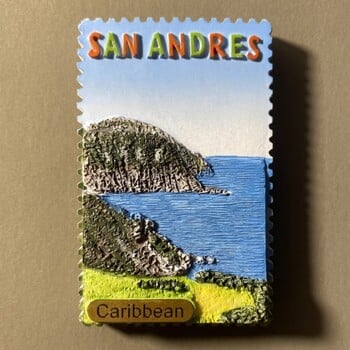 Colombia Fridge Magnets San Andres Ταξιδιωτικά Αναμνηστικά Αυτοκόλλητα Ψυγείο Δώρα γάμου Πίνακας μηνυμάτων Μαγνητικά αυτοκόλλητα