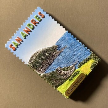 Colombia Fridge Magnets San Andres Ταξιδιωτικά Αναμνηστικά Αυτοκόλλητα Ψυγείο Δώρα γάμου Πίνακας μηνυμάτων Μαγνητικά αυτοκόλλητα