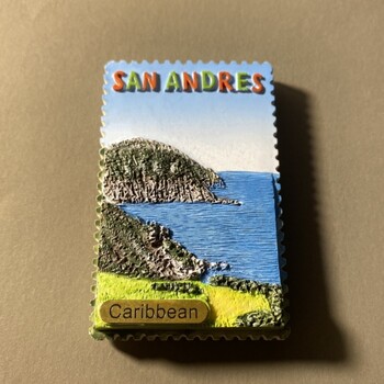 Colombia Fridge Magnets San Andres Ταξιδιωτικά Αναμνηστικά Αυτοκόλλητα Ψυγείο Δώρα γάμου Πίνακας μηνυμάτων Μαγνητικά αυτοκόλλητα