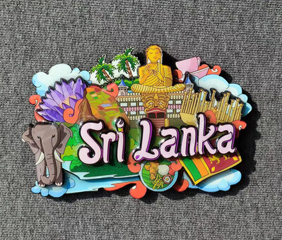 Magnet pentru frigider din lemn Suvenir de călătorie Statele Unite ale Americii Filipine Cuba Țările de Jos Malaezia Mauritius Autocolant magnetic pentru frigider