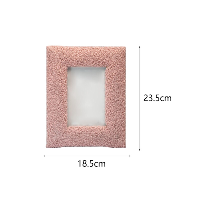 Ornament de afișare pentru cadru foto de birou Simplitate Lemn și pluș Suport foto pentru cadou pentru nuntă Dormitor Bar Raft Birou