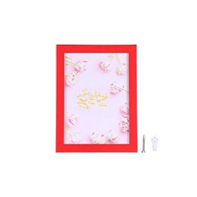 1 комплект 5-инчова рамка за снимки Пачуърк Водоустойчива рамка за снимки Удебелена пяна Висяща на стена рамка за фото дисплей Домакински консумативи