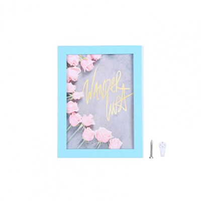 1 комплект 5-инчова рамка за снимки Пачуърк Водоустойчива рамка за снимки Удебелена пяна Висяща на стена рамка за фото дисплей Домакински консумативи