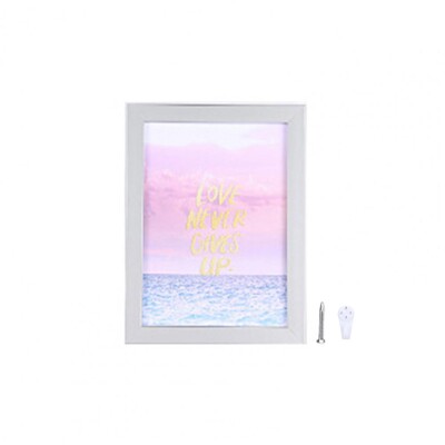 1 комплект 5-инчова рамка за снимки Пачуърк Водоустойчива рамка за снимки Удебелена пяна Висяща на стена рамка за фото дисплей Домакински консумативи