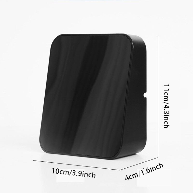 Ceas cu alarmă digitală cu LED Ceas cu alarmă digitală electronică cu ecran Ceas de birou pentru biroul de acasă cu iluminare din spate, afișare a temperaturii