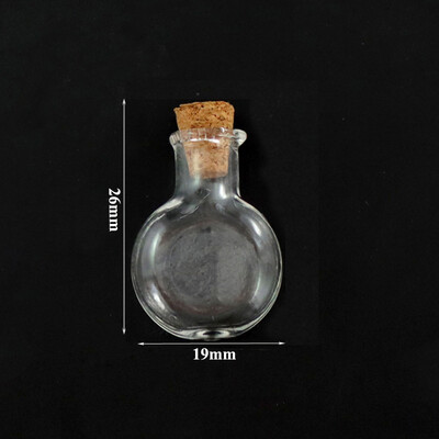 5-10 buc. Mini sticle de dorințe de sticlă Sticle de plută Borcane de probă goale Decorarea casei Bijuterii DIY Pandantive dopul de plută Fiolă de depozitare